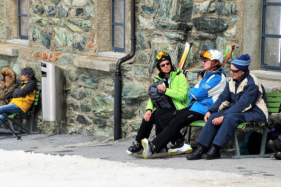 ski, the alps, zermatt, people, adult, male, at the court of