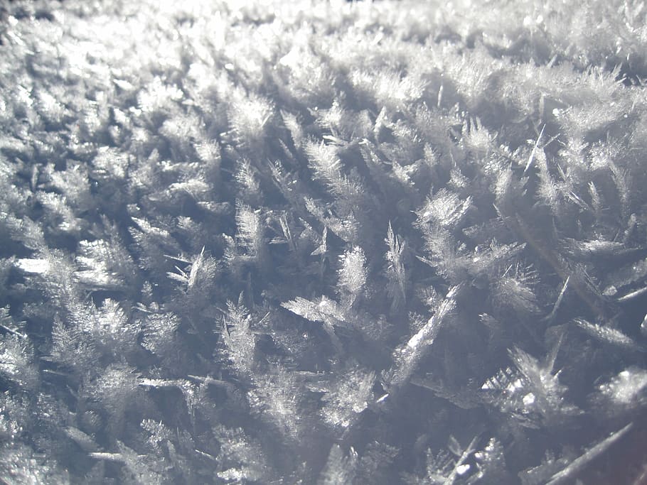 Ice, Snow, Cold, Mountain, Winter, backgrounds, pattern, full frame HD wallpaper
