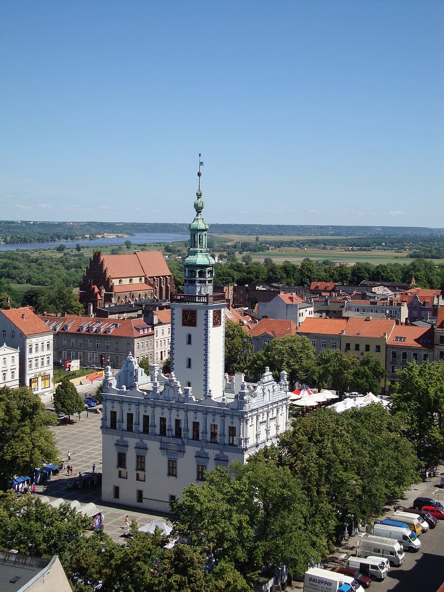 Chełmno, Poland, Building, Architecture, monument, the town hall HD wallpaper