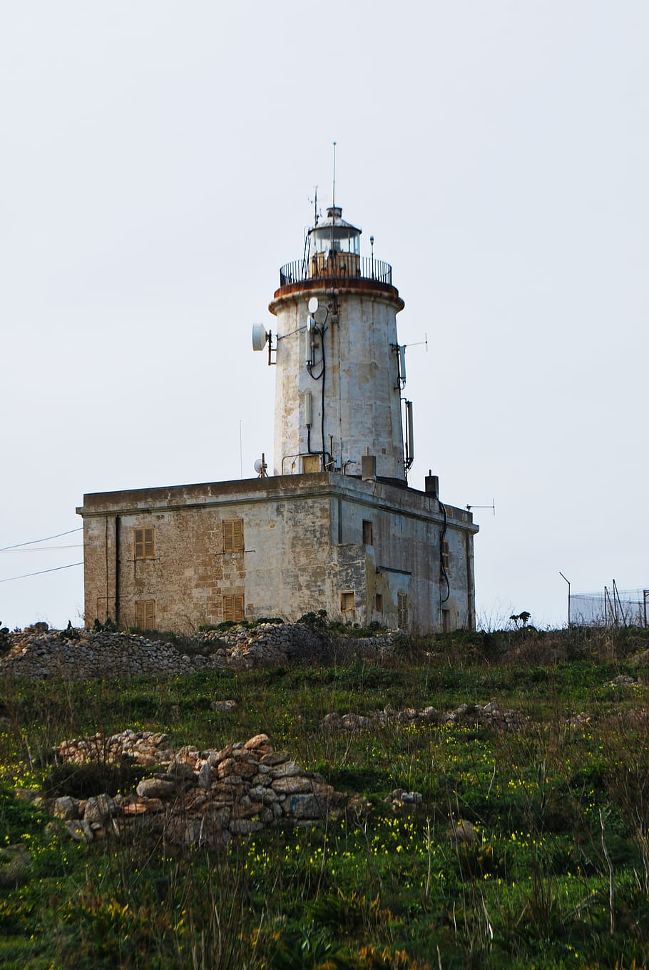 architecture, old, tower, building, sky, lighthouse, gozo, malta HD wallpaper