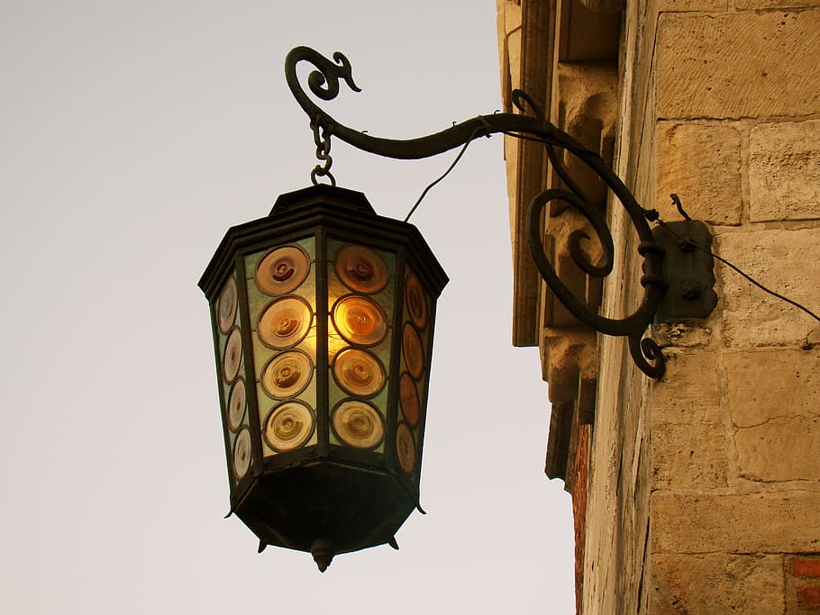 lantern, replacement lamp, monument, lighting, lake dusia, lights HD wallpaper