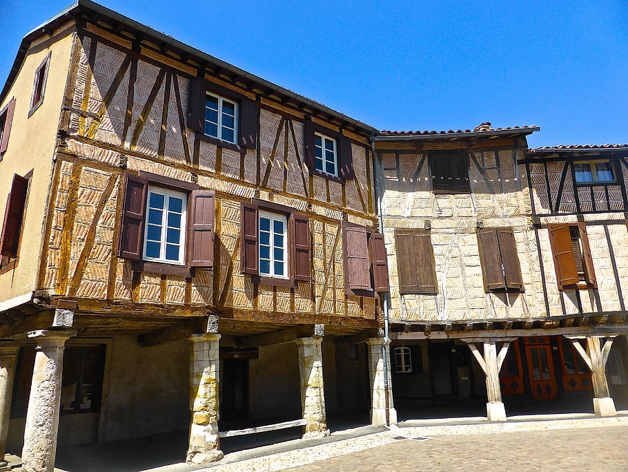 half-timbered, house, facade, old, architecture, heritage, historic HD wallpaper