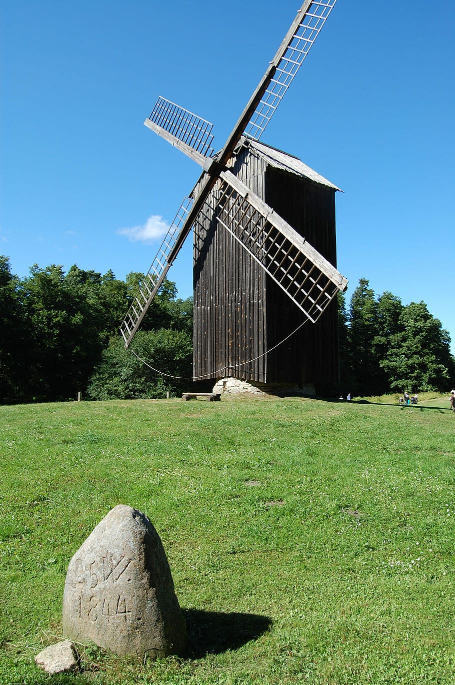 Mill, Prato, Sky, alternative energy, fuel and power generation HD wallpaper