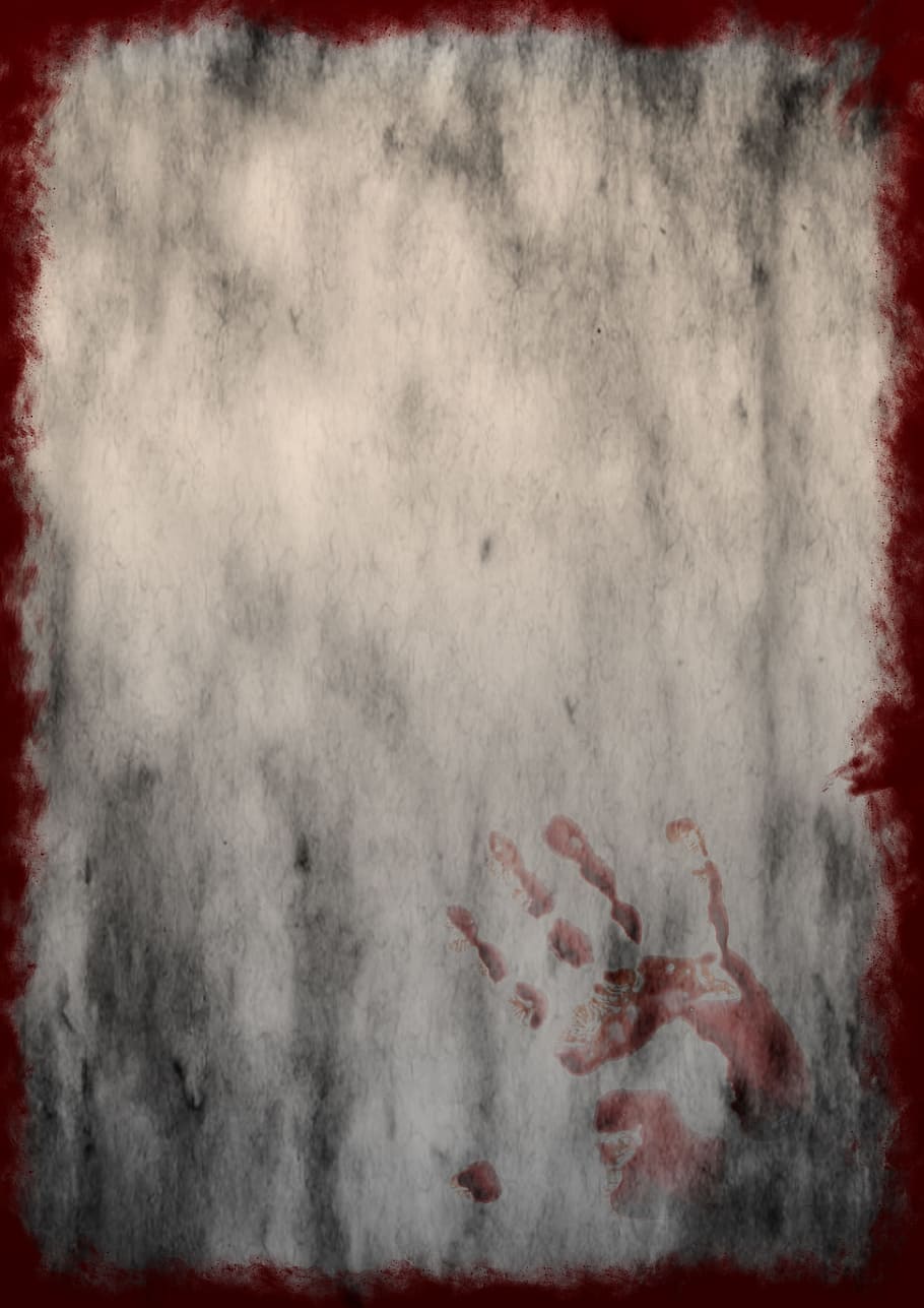 hand print on textile, background, paper, texture, halloween