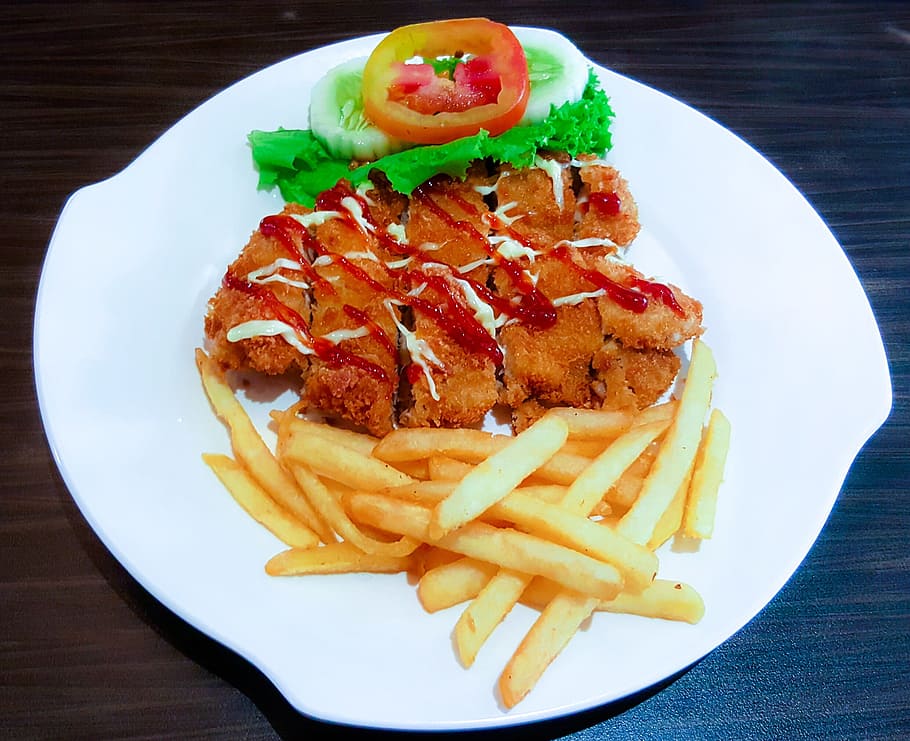 hd-wallpaper-food-chicken-fillet-fries-deep-fried-chicken-fillet