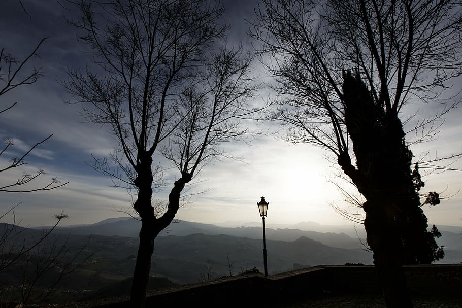 landscape, sunset, nature, silhouette, tree, sky, scenics - nature HD wallpaper