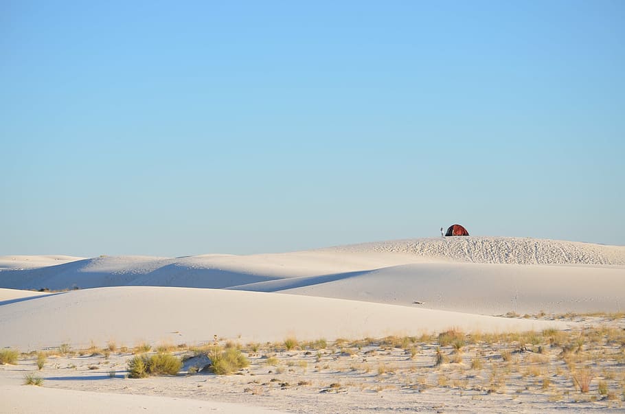 dessert field, white, sandy, environment, mountain, highland HD wallpaper