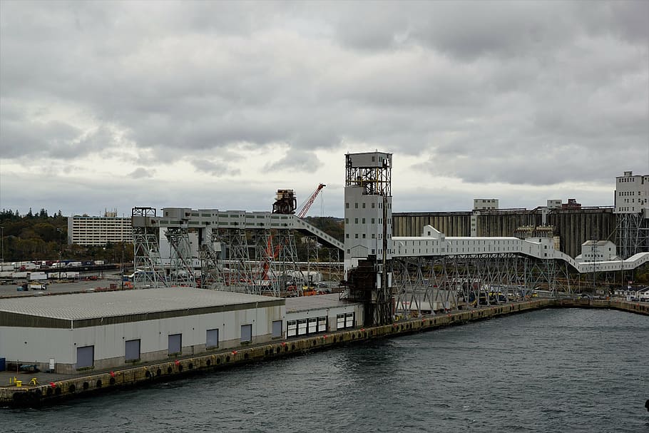 port, halifax, canada, arhitecture, storm, winter, autumn, water HD wallpaper