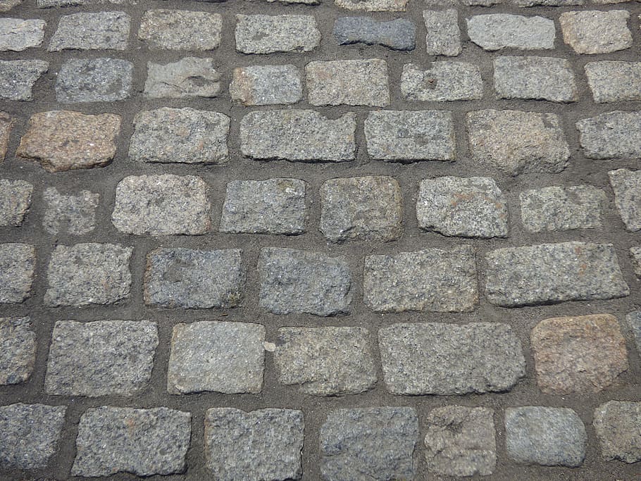 cobblestone, street, bricks, full frame, backgrounds, no people HD wallpaper