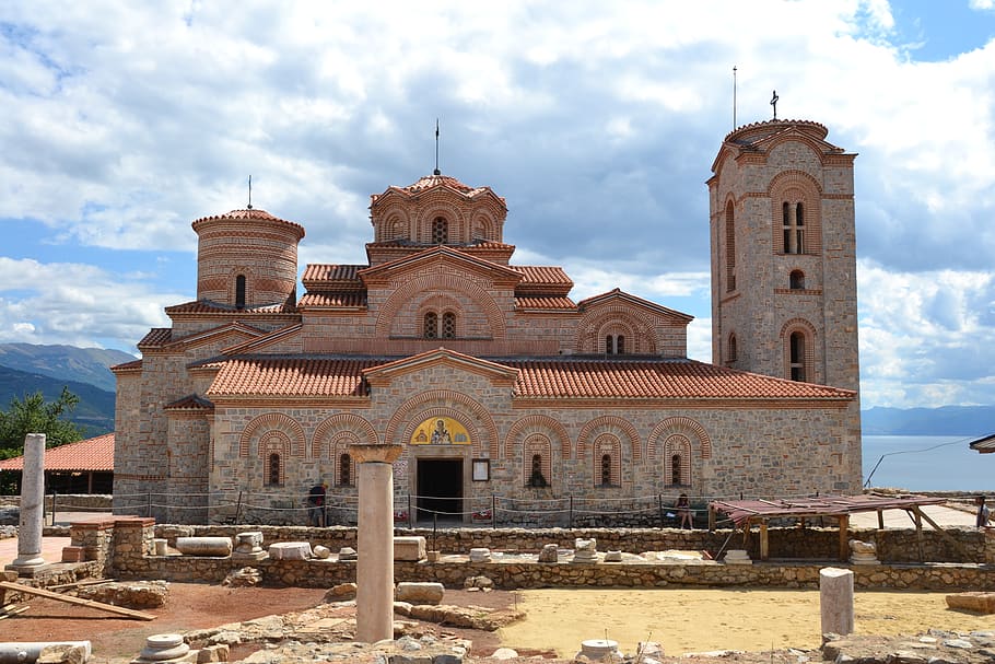 plaushnik, church, ohrid, macedonia, architecture, built structure, HD wallpaper