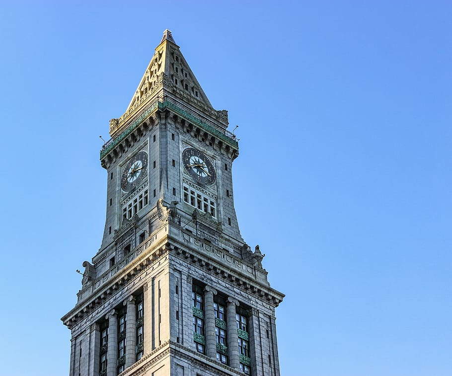 architecture, clock, tower, old, building, historic, urban HD wallpaper