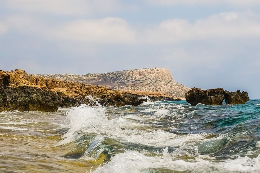 Wave, Liquid, Water, Sea, Motion, Splash, nature, blue, splashing HD wallpaper