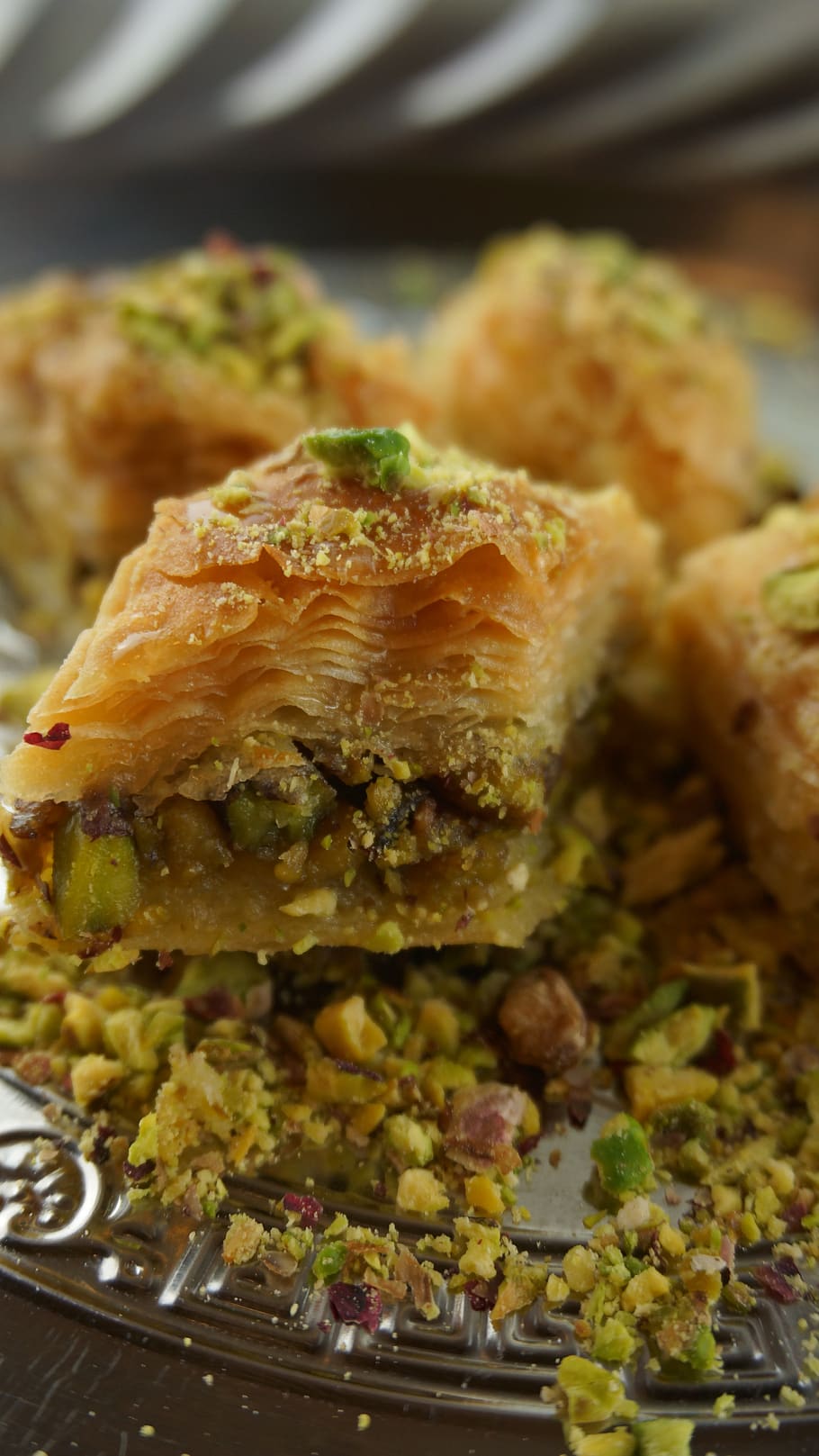 baklava-pastries, oriental kitchen, sweet pastries, food and drink, HD wallpaper