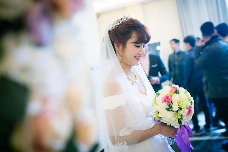 Vietnam, Wedding, Bride, those, celebration, flower, adults only HD wallpaper
