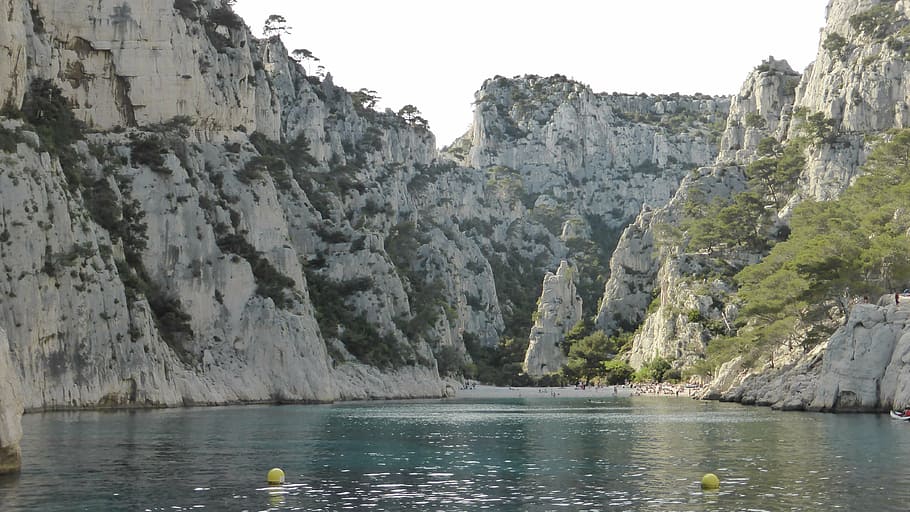 calanques, provence, light, color, landscape, cassis, throat HD wallpaper