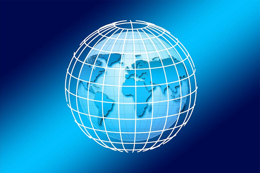 Share 72+ blue globe logo super hot - ceg.edu.vn