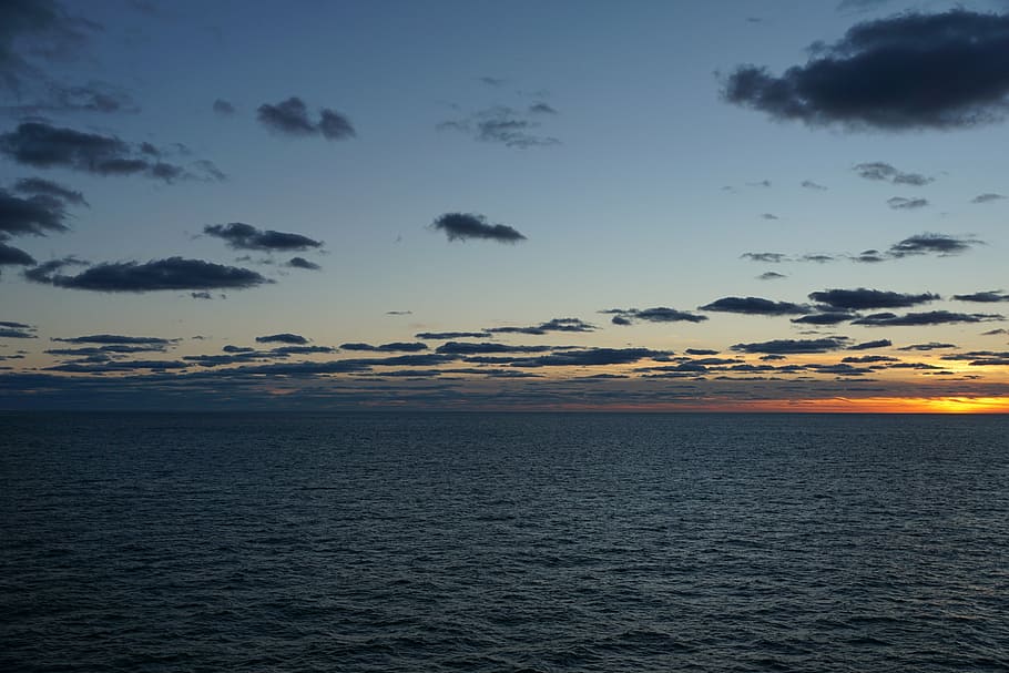 sky, mood, sea, ocean, atlantic, lake, deep, travel, blue, water HD wallpaper