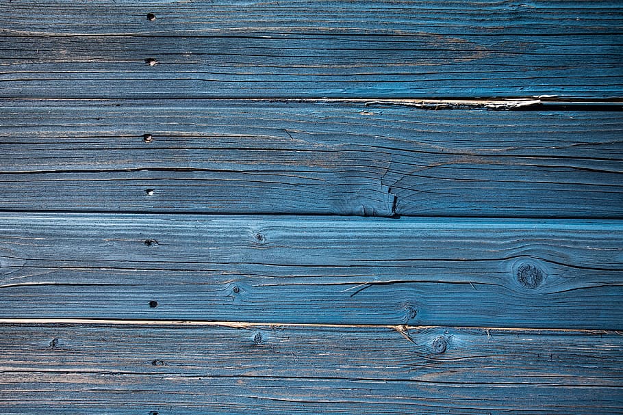 Close-up texture photo of blue wood panels, image captured with a Canon 5D DSLR, HD wallpaper