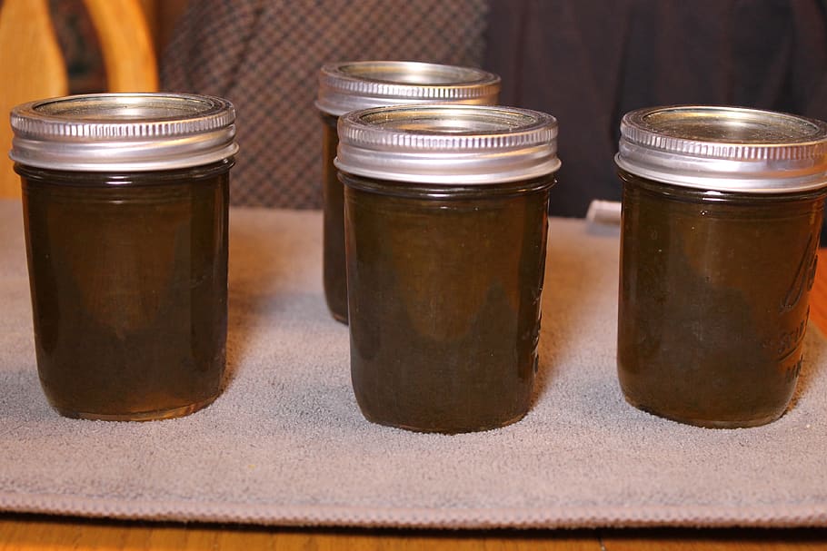 canning, jelly, preserves, container, indoors, jar, food, food and drink HD wallpaper