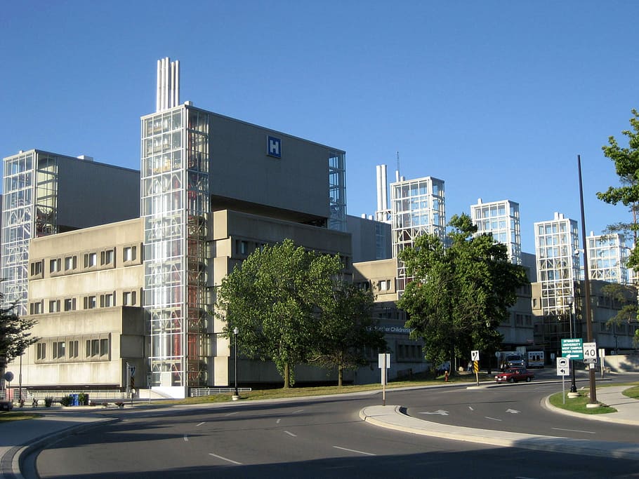McMaster University Medical Centre in Hamilton, Ontario, Canada, HD wallpaper