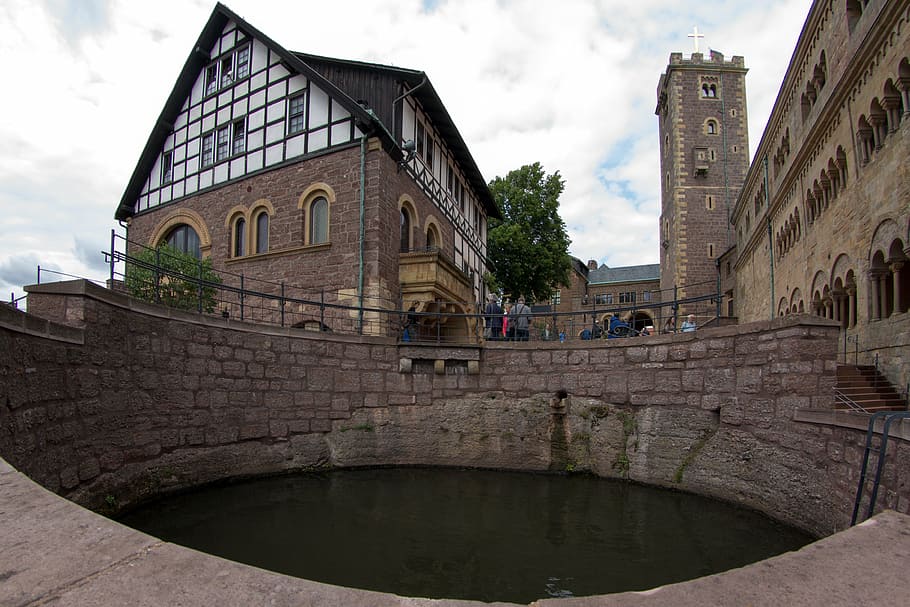 thuringia germany, castle, wartburg castle, eisenach, world heritage HD wallpaper
