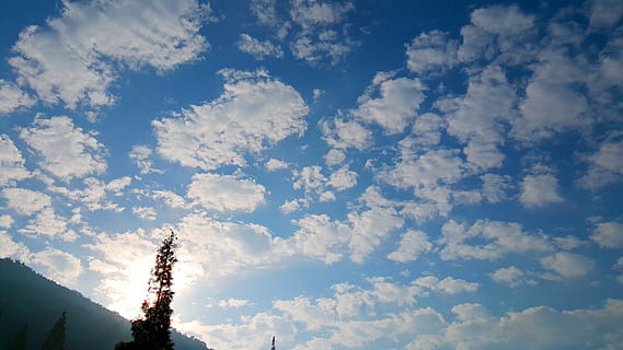 sky, cloud, sunny, weather, clear, nature, travel, outdoor HD wallpaper