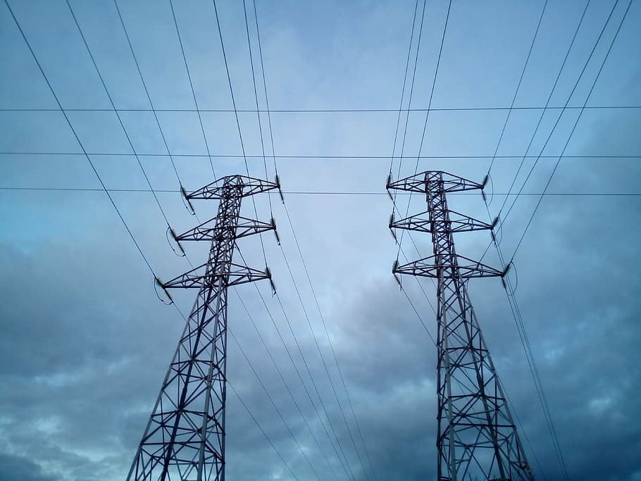 torres, hv, electricity, light, energy, electrical tower, supply HD wallpaper