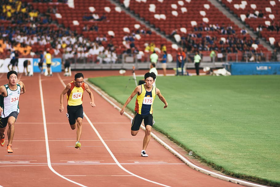 Track and field tank on sale top