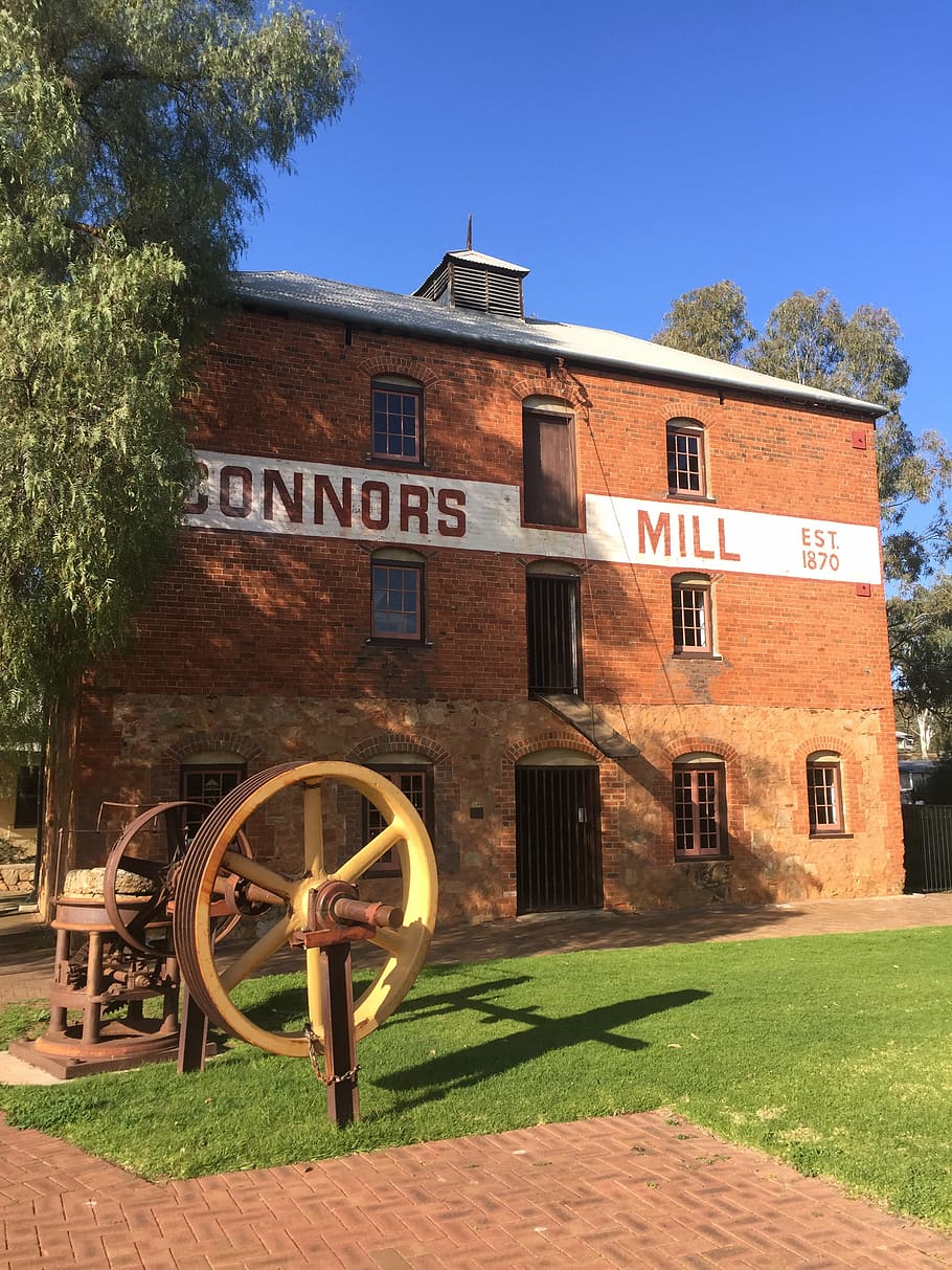 connors, mill, vintage, old, australian, building, toodyay, HD wallpaper