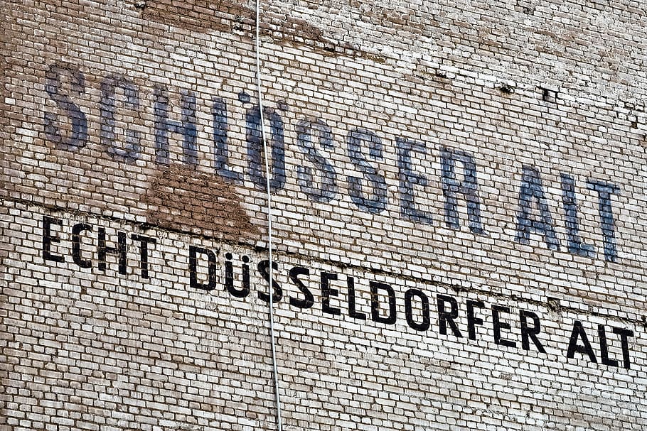 facade, old, wall, building, hauswand, historically, advertising HD wallpaper