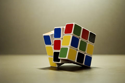 3x3 Rubik's cube, Game, Solution, puzzle, solving, idea, success HD wallpaper