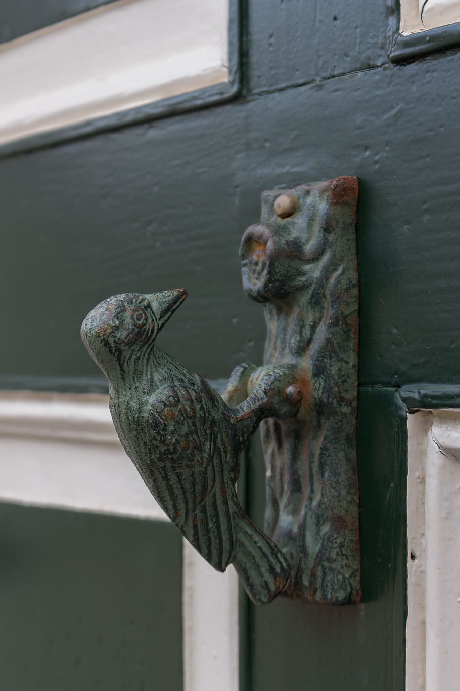 architecture, window, old, building, doorknocker, bronze, no people HD wallpaper