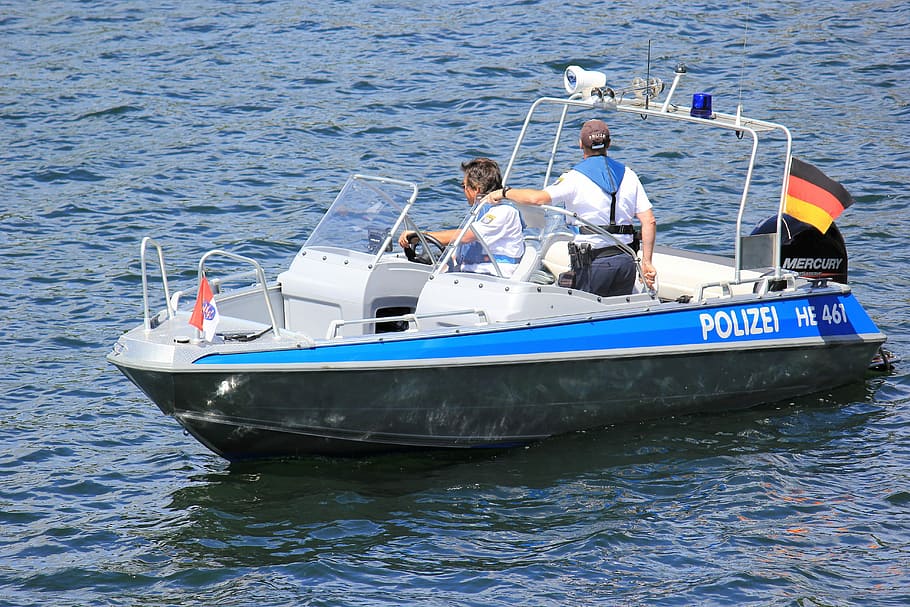 Police, Water Protection, Edersee, water protection police, HD wallpaper