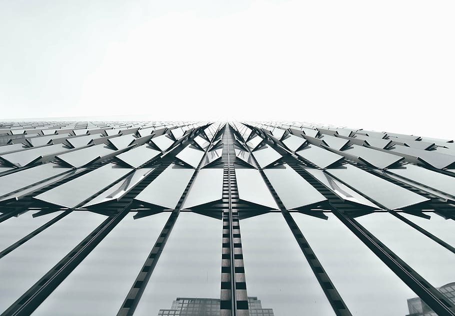 low angle photography of high-rise building, architecture, infrastructure HD wallpaper