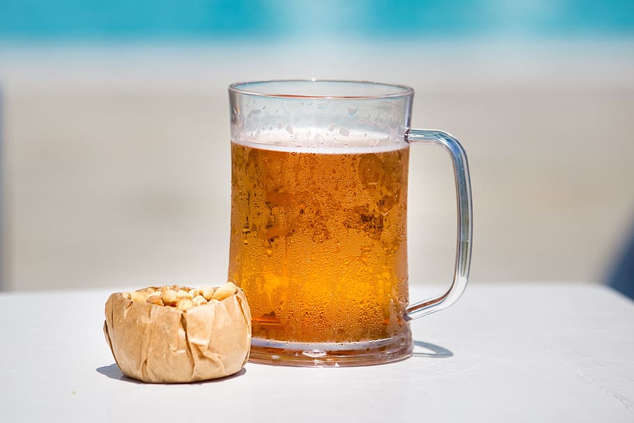Summer, Pool, Beer, Vacation, beer - Alcohol, drink, lager HD wallpaper