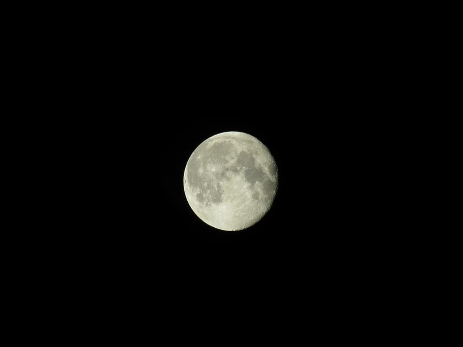 moon, night, moonface, space, astronomy, sky, beauty in nature HD wallpaper