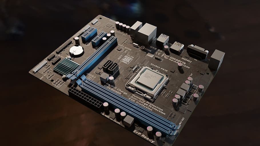 motherboard, computer, processor, chipset, technology, pc, usb HD wallpaper