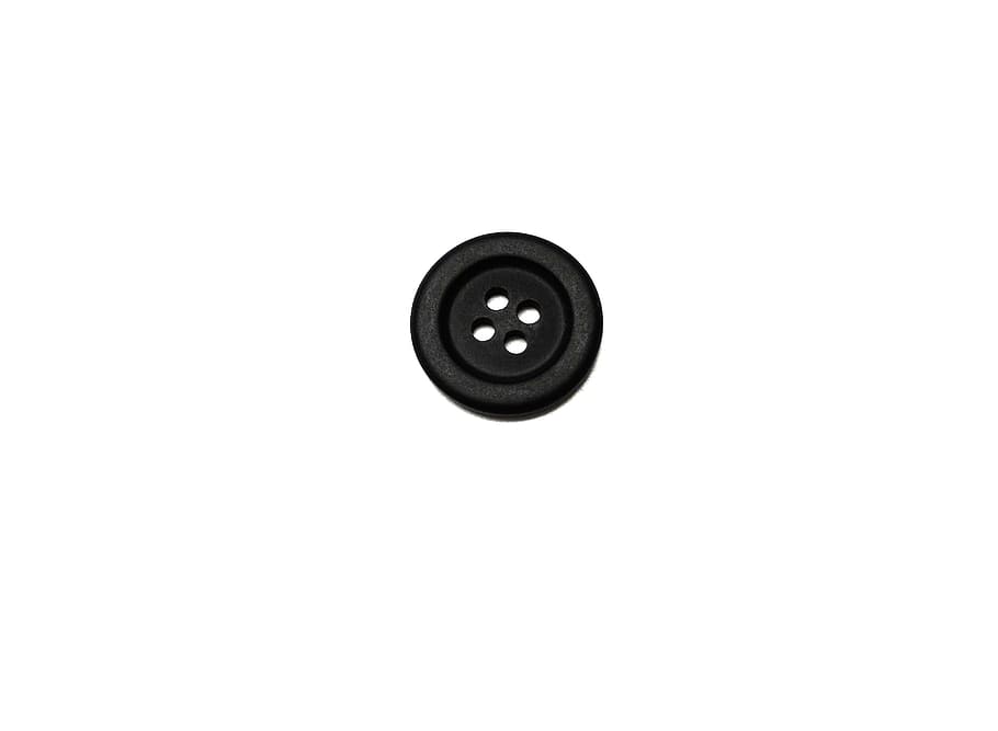 Button, Round, Holes, black, four, sewing, knob, single, one HD wallpaper