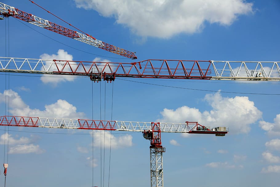 sky, site, crane, ballet, construction Industry, crane - Construction Machinery HD wallpaper