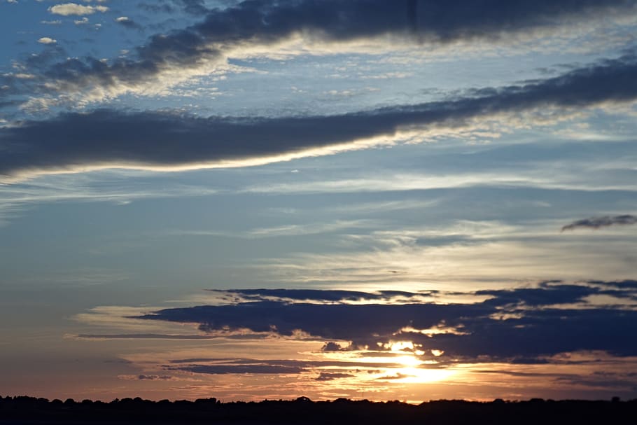 beautiful sky, clouds, blue sky, evening sky, cloudscape, cloud - sky HD wallpaper