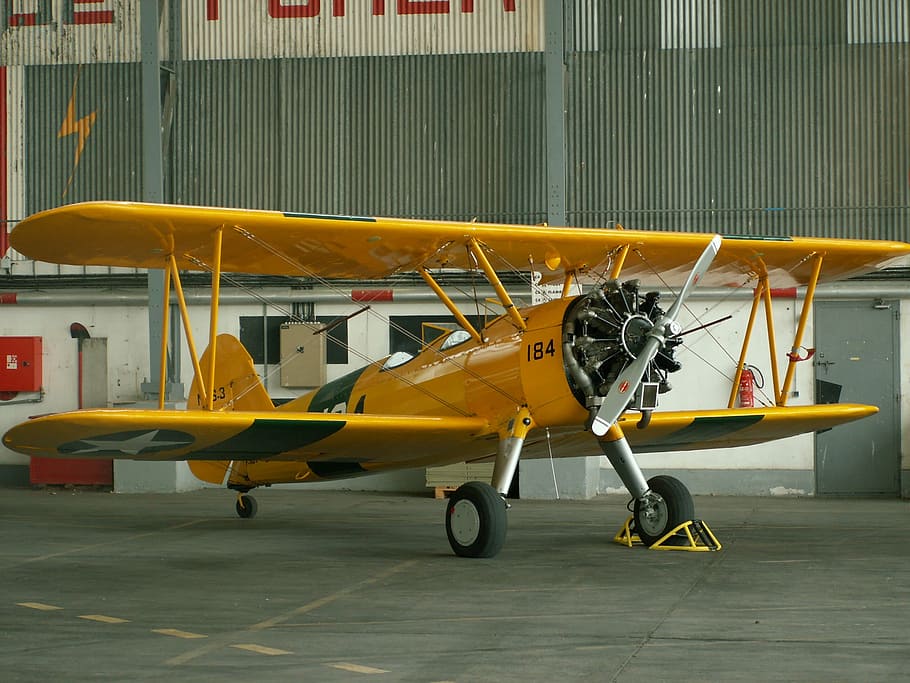 Airshow, Biplane, former, airplane, air Vehicle, transportation HD wallpaper