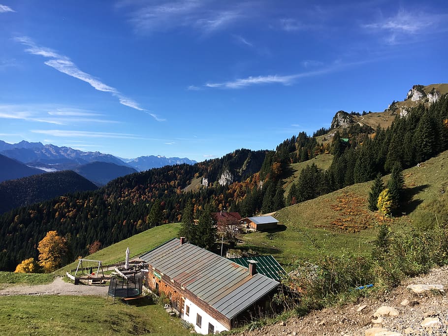 nature, mountains, sky, landscape, clouds, mountain nature HD wallpaper