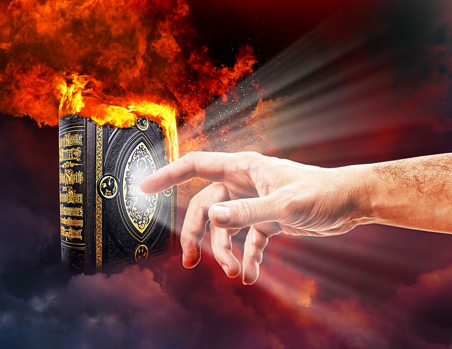 Free download | HD wallpaper: bible, flame, fire, cloud, heat, light ...