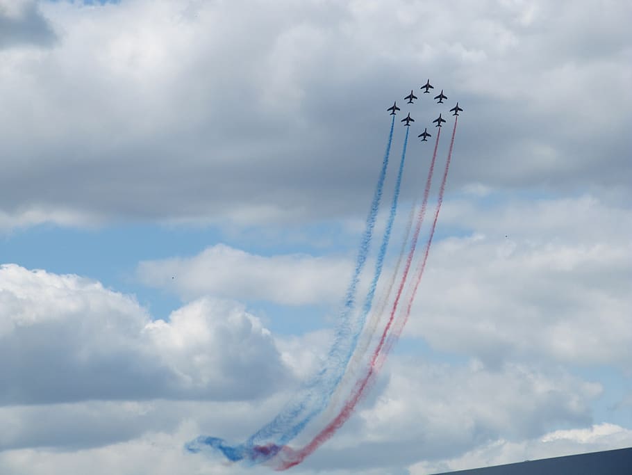Flight, Fly, Staffel, flugshow, flight staffel, aerobatics HD wallpaper