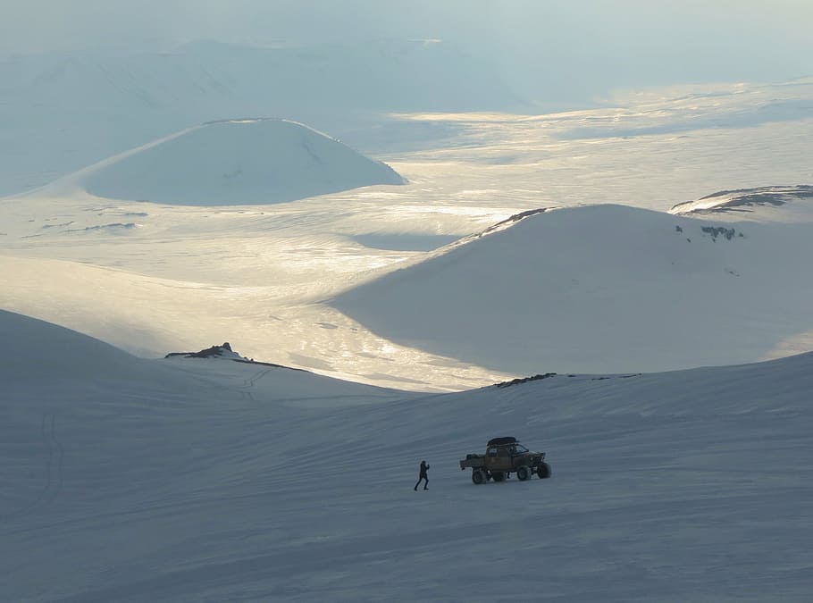 kamchatka, peninsula, winter, spring, nature, snow, winter sun HD wallpaper