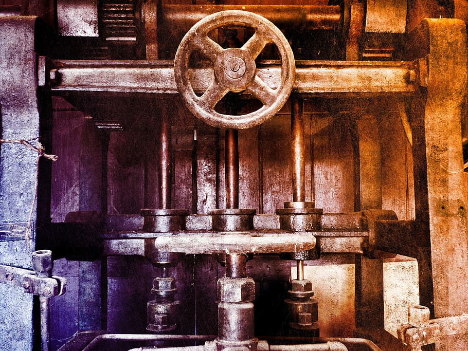 Mechanism, Machine, Old, Vintage, sprockets, gear, function HD wallpaper