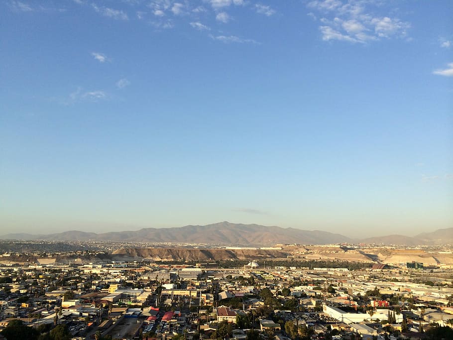 Tijuana Cityscape in Baja California, Mexico, buildings, photos