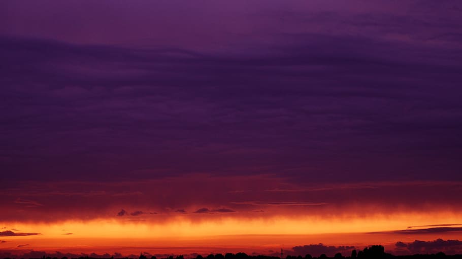nature, landscape, clouds, sky, sunset, cloud - sky, scenics - nature HD wallpaper