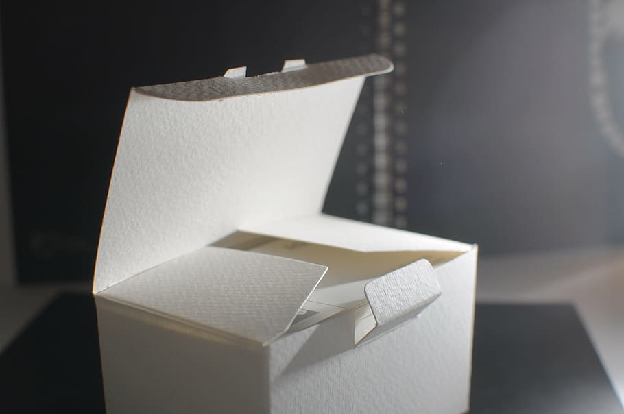 box, folding, container, open, paper, indoors, studio shot HD wallpaper