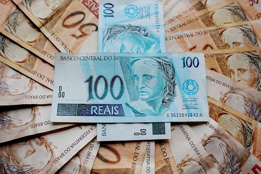 100 banknote, ballots, money, real, brazilian currency, fifty dollars HD wallpaper